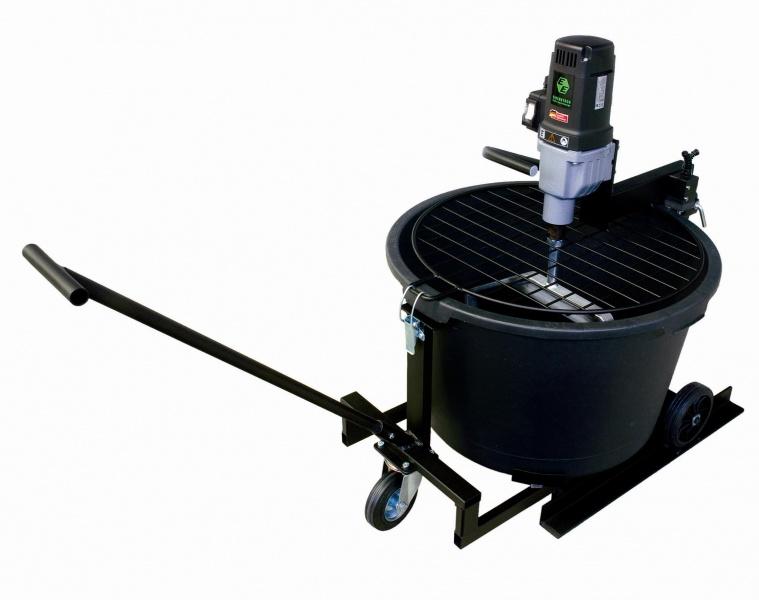 Swinko Mengsysteem Automix 90 1500W €871,20 excl btw - compl. met mixer en verrijdbaar kuip